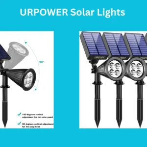 URPOWER Solar Lights Solar Spotlights 4Pack Cool White — Comprehensive Review and Buyer’s Guide