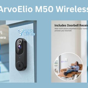 Review: ArvoElio M50. Best Wireless Wi‑Fi Video Doorbell Camera