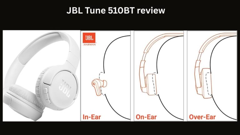JBL Tune 510BT compact Bluetooth headphones with foldable design
